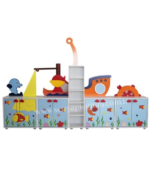  Gemi Grup Dolap 320x110x35 Cm