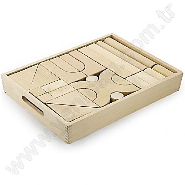 BLOCK WITH WOODEN FRAME 48 PIECES