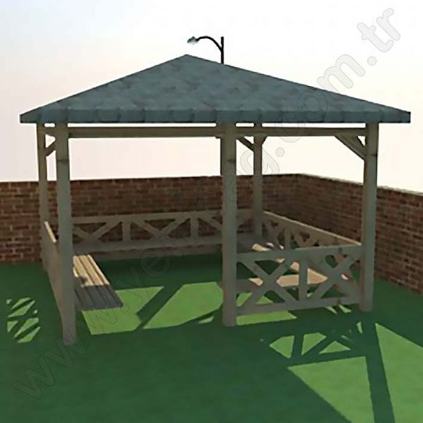 ROOFED PICNIC TABLE